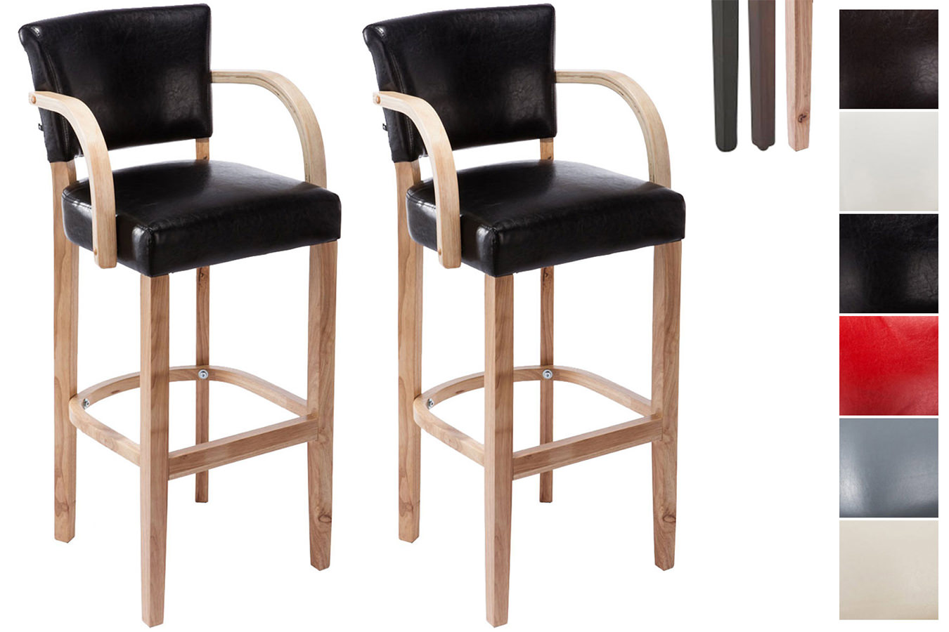 Chaise Haute De Bar Avec Accoudoir
